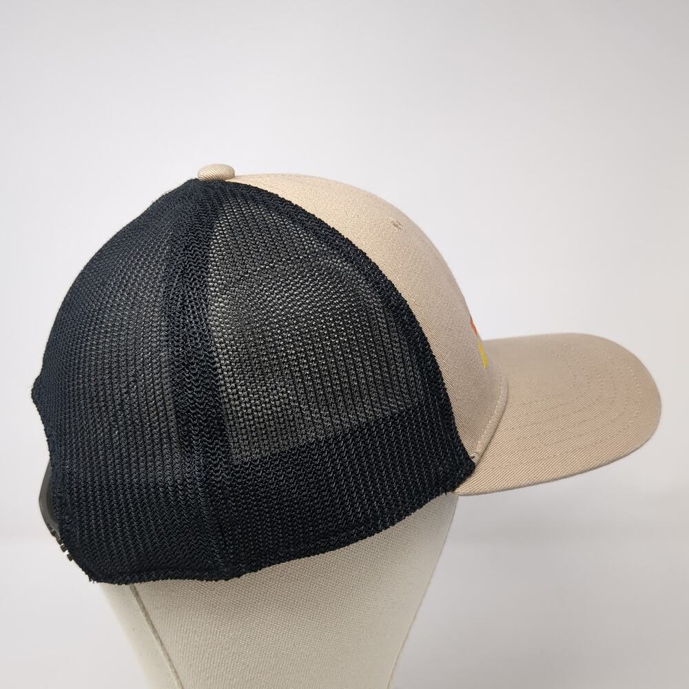 Simplot Smart Farm Snapback Trucker Hat Beige One… - image 5